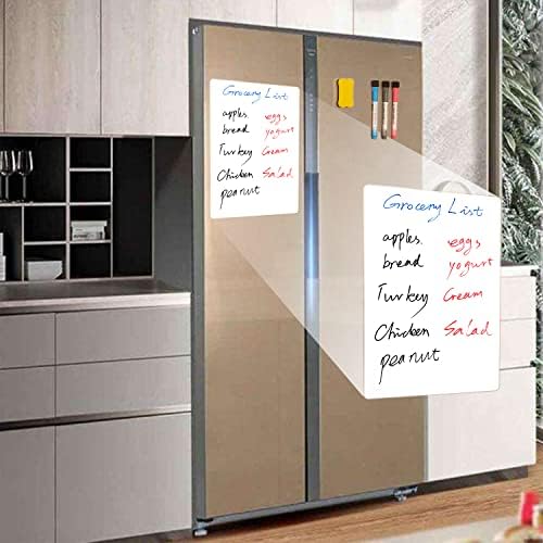 11.7x 8.3 magnetna tabla za frižider, samoljepljivi list sa listom obaveza koji se može prepisati, lako se čisti