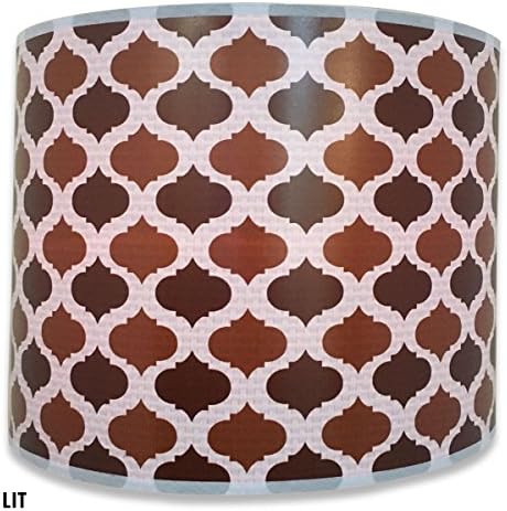 Kraljevski dizajn Moderna trendi ukrasna ručno rađena lampa - izrađena u SAD - dvotonski smeđi marokanski dizajn