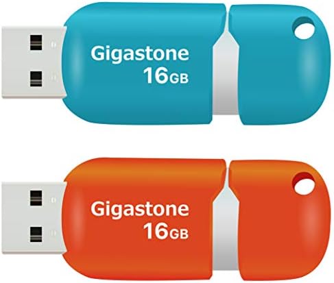 Gigastone V10 16GB 2-pakovanje USB 2.0 Flash pogon Palac pogon Memory Stick olovka Pogon bez kapka