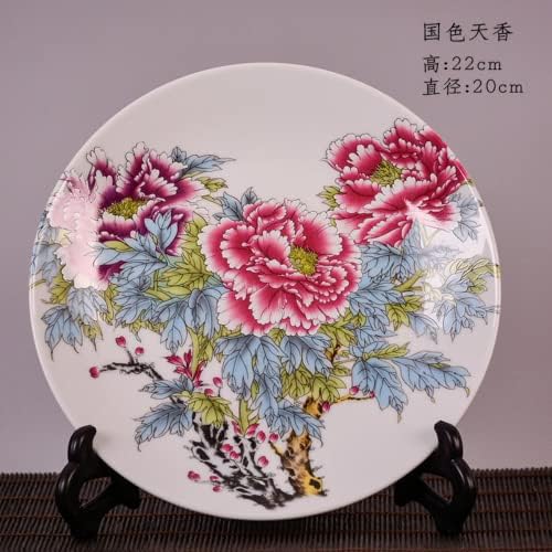 20cm Jingdezhen keramička dekorativna ploča Nova kineska kućanski ukras za kućni ljubimce