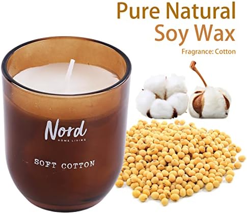 Visoko mirisne svijeće za dom, Amber Pargance Aromaterapy Soy Wax svijeće, 14oz, 48h Dug sagorijevanje, Božićni odmor Relacing Jar Svijećaj poklon za žene Muškarci