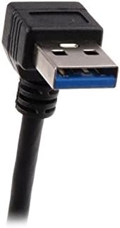 BSHTU USB 3.0 Ugao produženog kabla 90 stupnjeva Tip adaptera mužjaka do ženske velike brzine, super brz 5Gbps