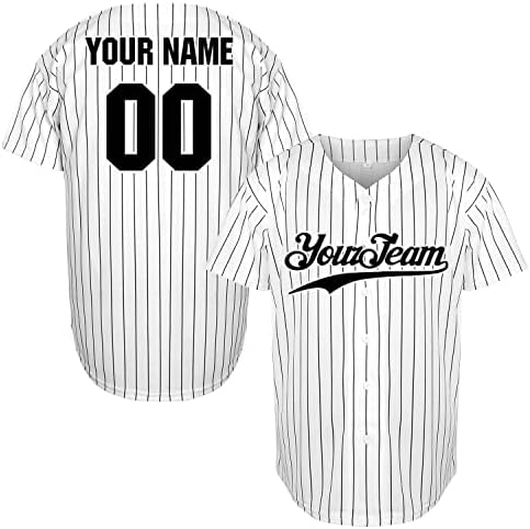 Vaš tim personalizovanih dresova za bejzbol kratki rukav niz majicu Prilagođeni sportski uniformni ušiveni / ispisani
