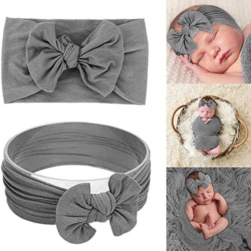1 Set / 5pcs Fotografija rekvizita za kosu za kosu Mekana krpa za bebe za dekor za bebe za slavljenja za vjenčanje banket u favoru