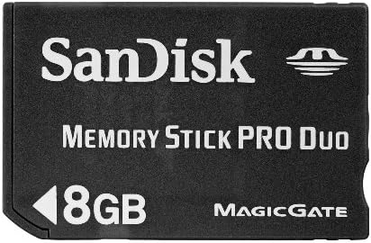 SanDisk 8gb memory Stick Pro Duo