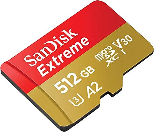 SanDisk Extreme 512GB SDXC UHS-I U3 V30 memorijska kartica radi sa GoPro akcionom kamerom Hero 11 crni i Hero11 Crni Mini paket sa 1 Sve osim Stromboli microSD čitača kartica
