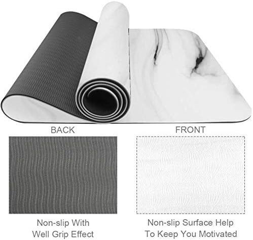 Unicey Marble Texture Print Yoga Mat debele neklizajuće prostirke za jogu za žene&prostirke za vježbanje za djevojčice meke prostirke za Pilates,