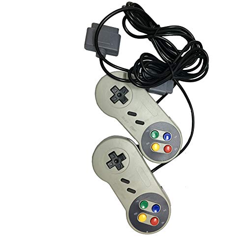 【2 Pakovanje】 klasični SNES kontroler sa 7-Pinskim konektorom Gamepad kompatibilan sa Super Nintendo SNES / NES Classic