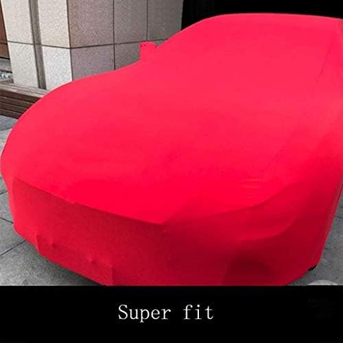 Poklopac za automobil Poklopac automobila kompatibilan sa Ferrari 599 Stretch platnenim poklopcem za automobil zatvorena izložbena dvorana podrumski pokrivač za automobile za zaštitu od sunca rastezljiva tkanina za automobil, Crvena