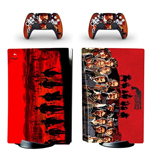 Igra GRed Deadf i Redemption PS4 ili PS5 skin naljepnica za PlayStation 4 ili 5 konzolu i 2 kontrolera