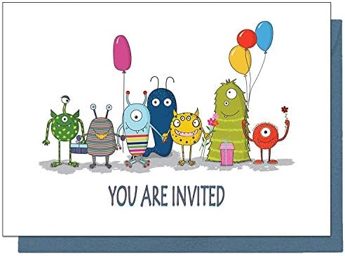 20 eco Friendly monster rođendanske pozivnice za djecu