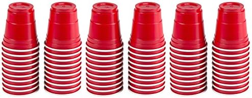 100pc Red Cup Mini naočare za zabave odlične za zabave, piknike, Tailgates, BBQ'S i Super Bowl zabave!