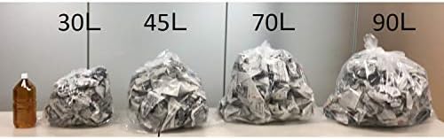 Ordi P-45 vrećice za smeće, prozirna, 10,1 gal, debljina: 0,001 inča, plastične vrećice, poslovanje,