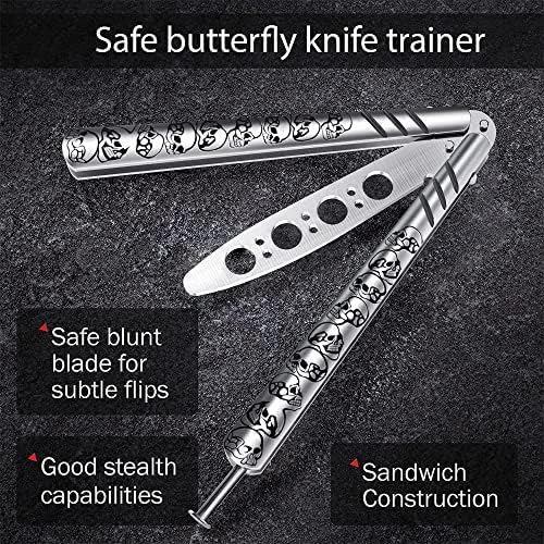 Paket od 2 predmeta - Trainer noža leptira - balisong Trainer - vežbanje butterfly nož - balizong