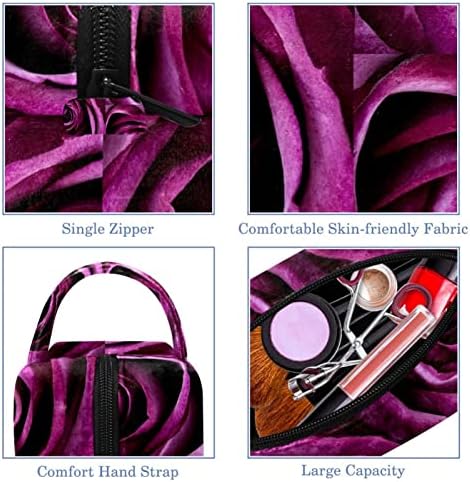 Tbouobt vrećica za šminku Travel Cosmetic torba torbica torbica sa patentnim zatvaračem, ljubičasta