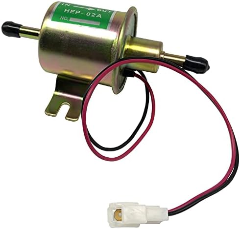 RTYPER univerzalna plinska i dizel električna pumpa za gorivo DC 12V linijska pumpa za gorivo za teške uslove rada metalna čvrsta benzinska 12 volta HEP-02A