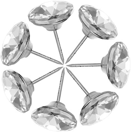 20pcs 25 mm Diamond kristalni presvlake za nokte kauč kauč na kauč na kauč sa šivanjem Jasni tasteri zidni dekor
