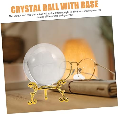 Abaodam 1 set Crystal Ball Office Decor TOPPER Decorativna kristalna sfera Clear Crystal Sphere Crystal Holder