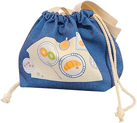 Dbylxmn ručak torba nositi Slatka japanski crtani torba Shopping ručak stil torba platno ručak