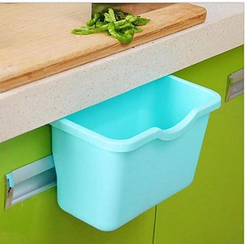 1pc višenamjenski plastični kuhinjski ormar viseća kanta za smeće smeće smeće Organizator nasumična boja
