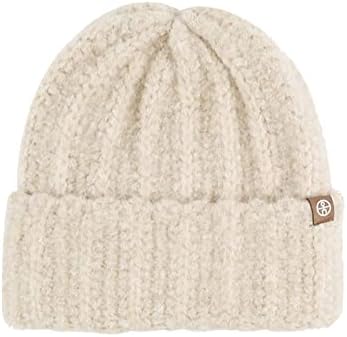 Zimska beani šeširi Žene Ležerne prilike, Chill Chint CAP CAP CAP Vjetrootporna bejzbol kape pleteni