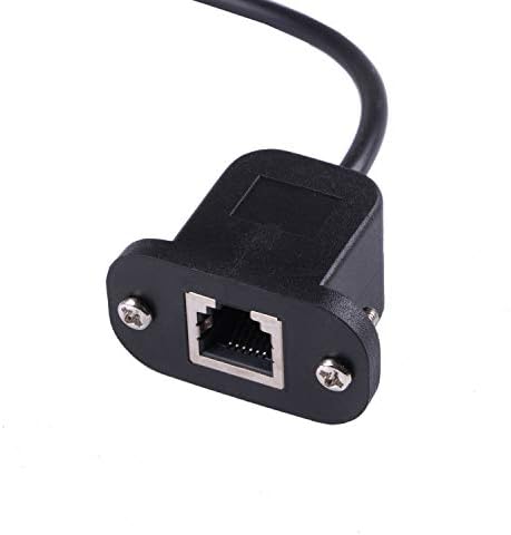 RJ12 6P6C žensko za muške telefonske ploče Mount LAN mreže Ethernet produžni kabel 15cm