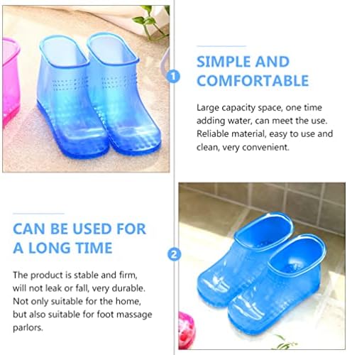 ZERODEKO Alati za pedikuru Sklopivi za noge Spa cipele natopite čizme Prijenosne masažne cipele za stopala cipele s pribor za čišćenje kante za kupatilo za kupanje za kupanje prenošenje kupaonice