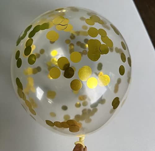 FAMZIGO Green Balloon CIT Kit Balloon Garland - Jaki debeli zlatni, bijeli i maslinijski baloni, balonski
