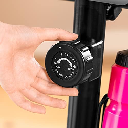 Metis Home Fitness vežbanje bicikli - početnik ili napredni stacionarni bicikl | 8 nivoa otpora | Kućna teretana