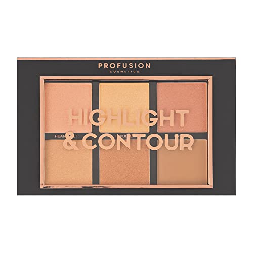 Profusion Cosmetics-Studio Icon Collection Highlight & amp; Contour 6 paleta boja