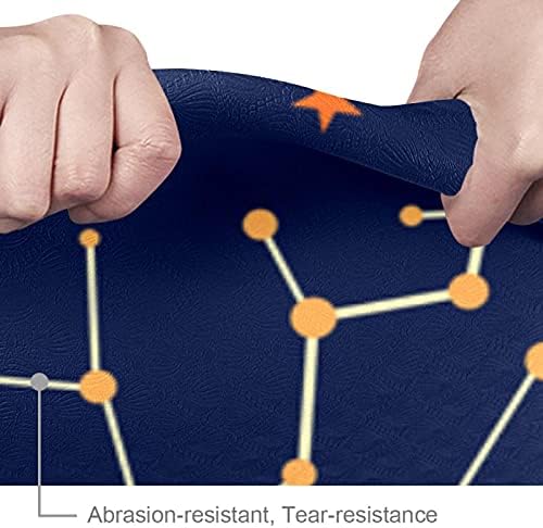 Siebzeh Constellation Galaxy Premium Thick Yoga Mat Eco Friendly gumeni Health&fitnes neklizajuća prostirka