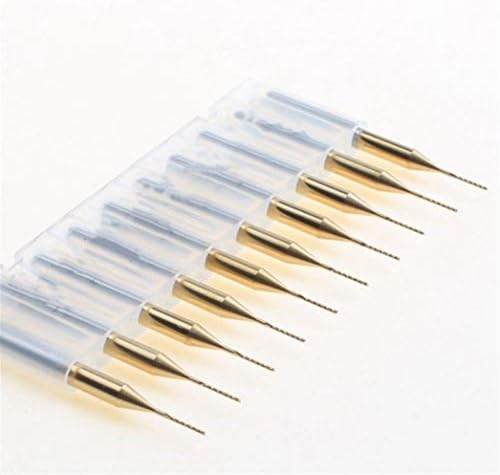 XMEIFEITS alati za sečenje 10pcs Titan Coat Carbide 3.175x0.6X4mm cutting PCB Milling Bits End