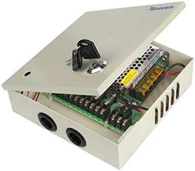 Xenocam 4-kanalni Port izlaz 12v5a DC CCTV PTC osigurač distribuirana kutija za napajanje za sigurnosne kamere