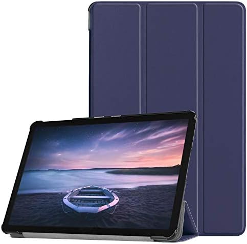 Poklopac kućišta tablet kompatibilan s Samsung Galaxy Tab S4 10,5 inčni T830 / T835 tablet lagan trifold stop PC tvrdi stražnji poklopac s trifolda i automatskog buđenja, rukavi za spavanje rukava