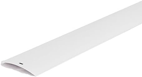 Dalix PVC vertikalne slijepe zamjenske letvice zakrivljeno glatko bijelo 82,5 x 3,5