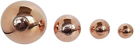 Premium čista čvrsta bakrena Lopta oko 3, 2, 1.5 ili 1.1 inča Dia Healing Energy Orb Sphere mineralni Kristal mentalna Agilnost terapija za uzemljenje American Ayurveda