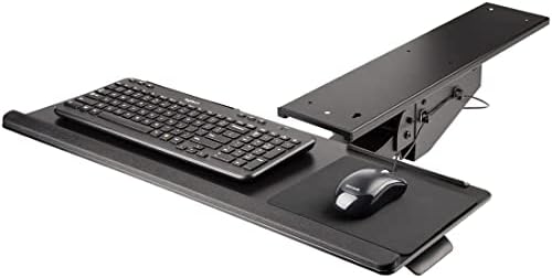 Starch.com Pod radnom tastaturi - Potpuna tipkovnica za podesivu tipkovnice i visine i visine, 10 x26 platforma - ergonomska restalna plata na tastaturi sa tastaturama s mišem i odmorom za zglob