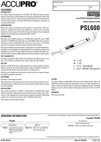 Lithiony Rasvjeta PSL600 M10, 3 W, siva, baterija