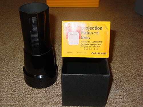 Kodak 7-inčni lumenilizirani ektanon projekcijski objektiv za kodak karusel ili ekstagrafski klizni projektor