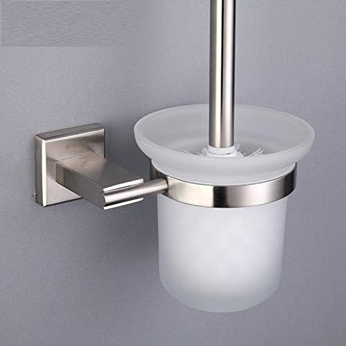 WC školjska četka kupaonica WC držači četkica od nehrđajućeg čelika zidni nosači za jednu četkicu držači za staklene čaše Kupatilo hardver Priključci za čišćenje WC-a Četkica za čišćenje