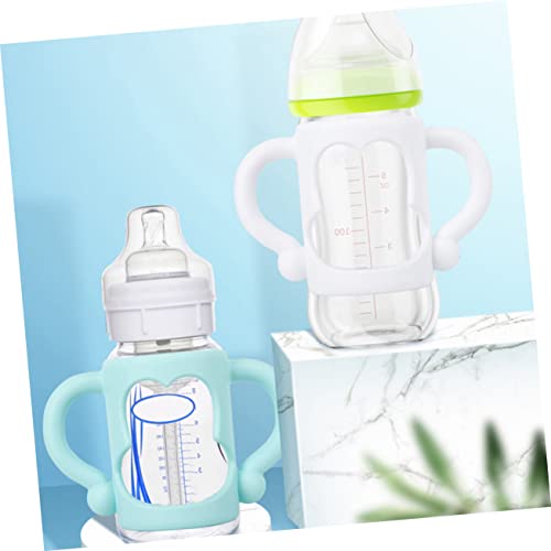 Toyvian 4 kom ručka za flašicu silikonske flašice za bebe ruke besplatne flašice za bebe flašica za decu silikonska ručka za bočicu silikonske ručke za bočicu za flašicu za hranjenje beba držač za flašicu