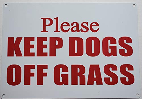 Molimo vas da se zadržite pse s travnatom znakom
