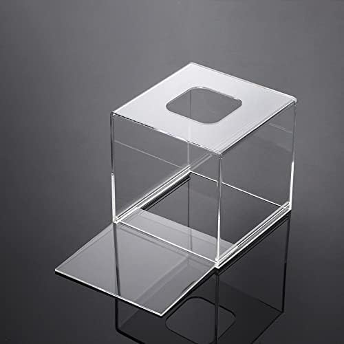 Na prozirni akrilni papirni ručnik kutija za ručnik papirnog ručnika za usisavanje usisnog kutija