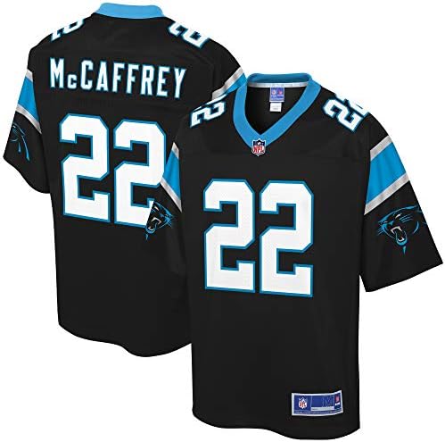NFL PRO linijski muški hrišćanski McCaffrey Black Carolina Panthers Eim Jersey