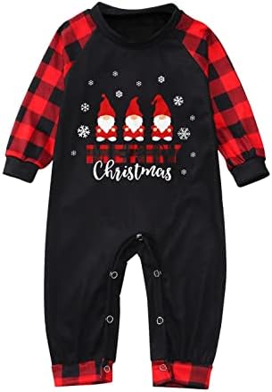XBKPLO božićne pidžame za obitelj Xmas pidžama pjs Spavaće odjeće Obiteljska pidžama koje odgovaraju božićnoj