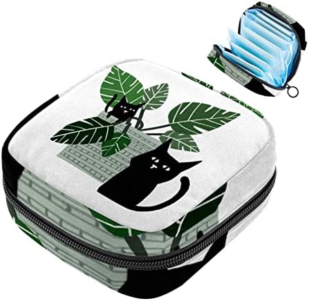 Crna torba za čuvanje higijenskih uložaka za mačke i biljke, menstrualna torba za gaćice ulošci za gaćice