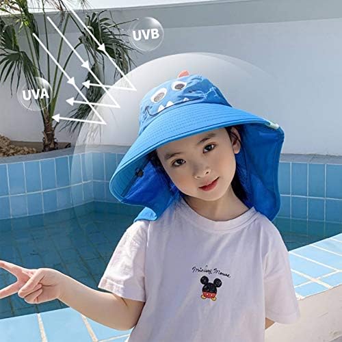 Duoyeree Dječija Kanta šešir ljetna zaštita od sunca veliki obod Ribarski šešir plaža životinjski šešir za dječake djevojčice