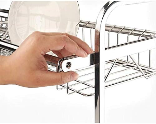 Jahh stalak za suđe od nehrđajućeg čelika za sudoper za odvod nosač kuhinjski materijal za skladišni bazen do suhih posuđa