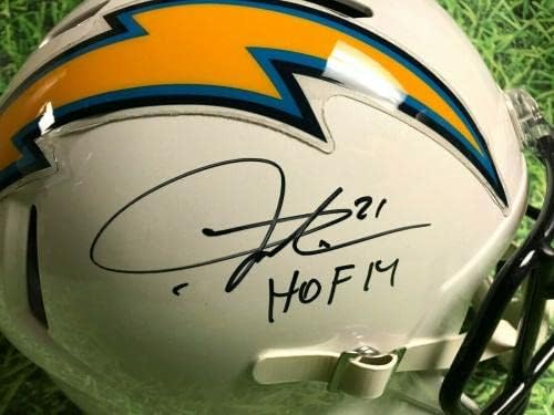 LaDAINIAN TOMLINSON sa autogramom San DIEGO punjači FS speed REP kaciga HOF17 JSA-NFL kacige sa autogramom
