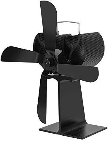SYKSOL GUANGMING-ventilator za kamin na toplotu,ekološki prihvatljivi ventilator za peći na drva sa 4 oštrice,tihi toplotni pogon za efikasnu distribuciju toplote, 40°C-370°C